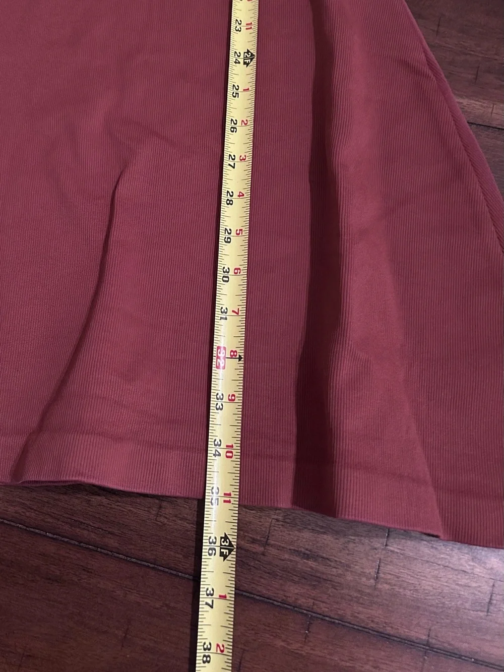 Halara Crossover Seamless Bodycon Mermaid Midi Skirt Rust Color Large - Picture 4 of 9